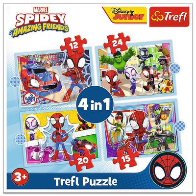 Spidey’s Team 4 in 1 Jigsaw Puzzle Set image number 2