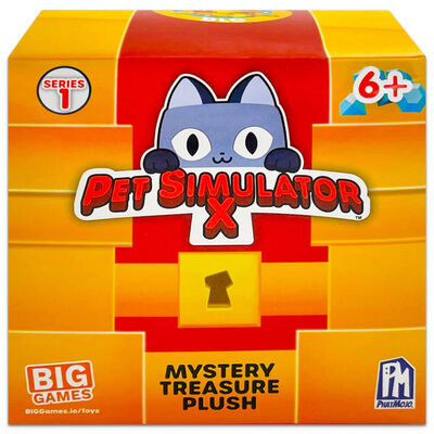 PET SIMULATOR X - Mystery Pet Treasure Plush w/ Name Tag (One