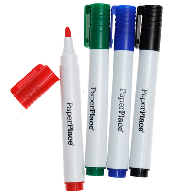 Paper Place Dry Wipe Marker Pens: Pack of 4 image number 2