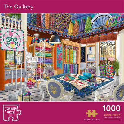 The Quiltery 1000 Piece Jigsaw Puzzle image number 1