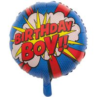 18 Inch Birthday Boy Helium Balloon