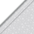 Christmas Gift Wrap 3m: Silver Snowflake image number 1