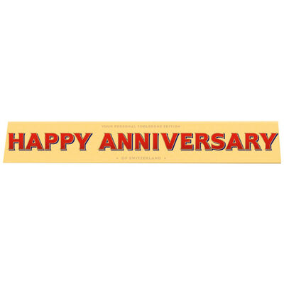 Toblerone Milk Chocolate 100g &ndash; Happy Anniversary image number 1