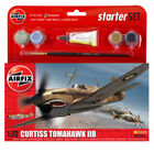 Airfix 1:72 Curtiss Tomahawk Iib Model Starter Set image number 1