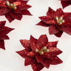 Christmas Poinsettias: Pack of 6 image number 3