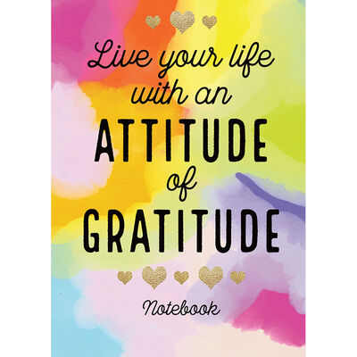 A5 Casebound Attitude of Gratitude Lined Notebook image number 1