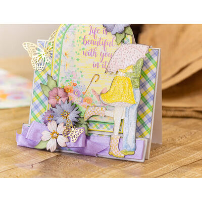 Crafters Companion Spring is in the Air Clear Acrylic Stamp Set image number 3