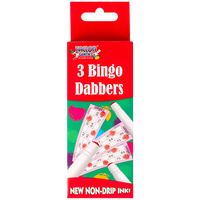 Red Bingo Dabbers: Pack of 3