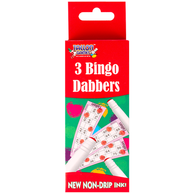 Red Bingo Dabbers: Pack of 3 image number 1