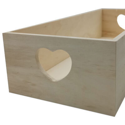 Wooden Heart Centrepiece Box image number 3