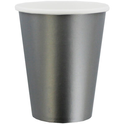 Silver Paper Cups - 8 Pack image number 1