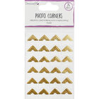 Dovecraft Essentials Photo Corners - Gold - 24 Pieces image number 1
