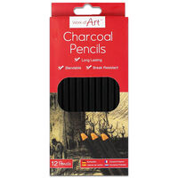 Charcoal Pencils: Pack of 12