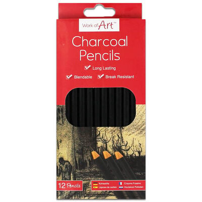 Charcoal Pencils: Pack of 12 image number 1