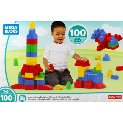Mega Bloks 100 Piece Building Blocks Set image number 2