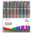 Nova Dual-Tip Designer Markers Classics: Pack of 24 image number 1