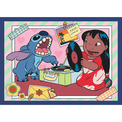Disney Stitch 4 x 88 Piece Jigsaw Puzzle Set image number 4