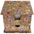 Memo Cube Kraft Wildflower with Drawer image number 1