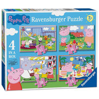 Peppa Pig 4 in a Box Jigsaw Puzzles