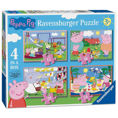 Peppa Pig 4 in a Box Jigsaw Puzzles image number 1