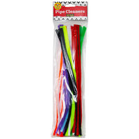 Multi-Coloured Long Pipe Cleaners: Pack of 40