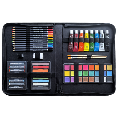 Crawford & Black Artists Colouring Studio: 65 Piece Set image number 2
