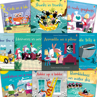 Usborne Phonics: 10 Book Ziplock Bundle