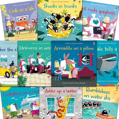 Usborne Phonics: 10 Book Ziplock Bundle image number 1