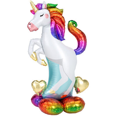 Airloonz 55 Inch Standing Unicorn Balloon image number 1
