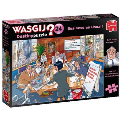 Wasgij Destiny 24 Business as Usual 1000 Piece Jigsaw Puzzle image number 1