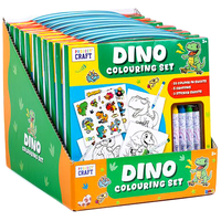 Dino Colouring Set