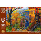 Autumn in the City 500 Piece Jigsaw Puzzle image number 1