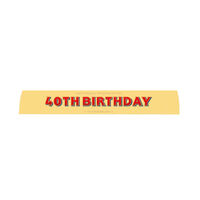 Toblerone Milk Chocolate 100g – Happy 40th