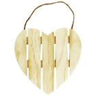 Wooden Hanging Heart image number 1