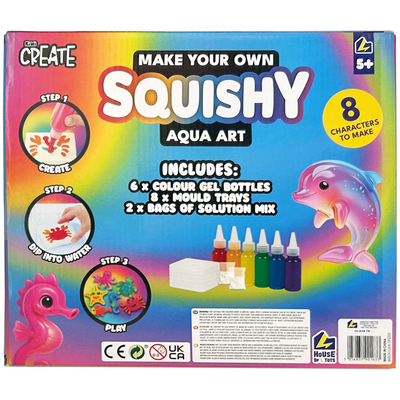 Make You Own Squishy Aqua Art Kit image number 2