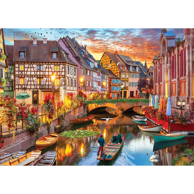 Colmar Canal 500 Piece Jigsaw Puzzle image number 2