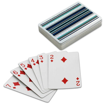 Cancer Research UK Striped Playing Cards - Supporting CRUK image number 2
