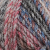 Super Soft Chunky Acrylic Yarn: Multi Coloured Twist 200g