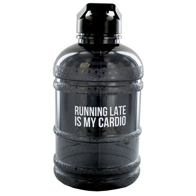 Black Running Late 1.8 Litre Water Bottle image number 1