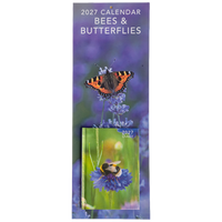 Bees & Butterflies Slim Calendar and A6 Diary Set 2027