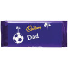 Cadbury Dairy Milk Chocolate Bar 110g - Dad Football image number 1