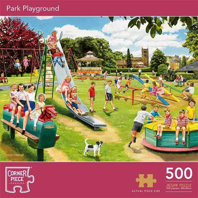Park Playground 500 Piece Jigsaw Puzzle image number 1