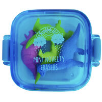 Mini Novelty Erasers Pack: Blue
