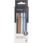 Soft Touch Ballpoint Pens: Pack of 5 image number 1