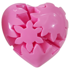Heart Shaped Gear Cube: Assorted image number 2