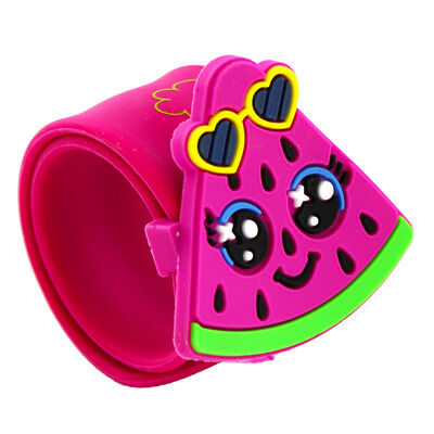 Watermelon Fruitopia Scented Snap Band Bracelet image number 1