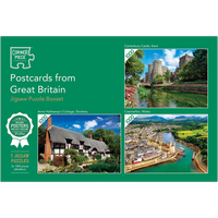 Postcards from Great Britain 3x1000 Piece Jigsaw Puzzles