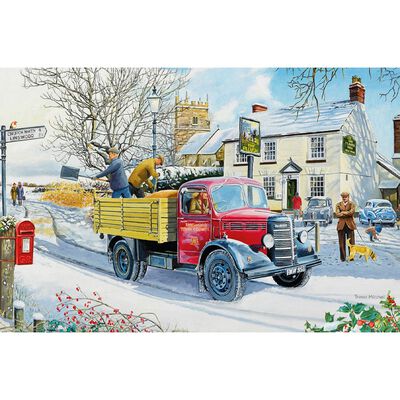 Gritting the Road 1000 Piece Jigsaw Puzzle image number 2