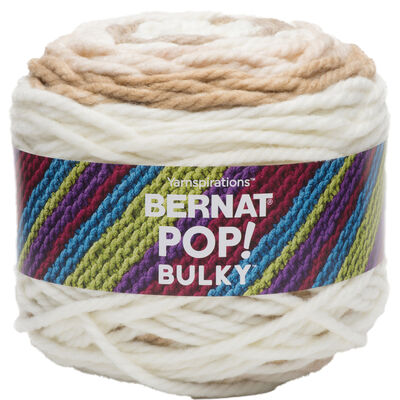 Bernat Pop Bulky Cafe Au Lait Yarn - 280g image number 1