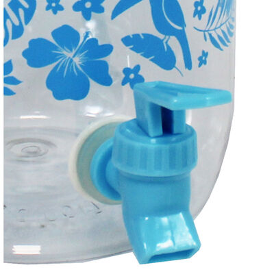 Blue Topical Plastic Drinks Dispenser image number 2
